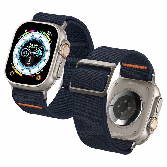 Spigen Fit Lite Ultra Apple Watch 4/5/6/7/8/SE/ Ultra (42/ 44/45/49mm) Bracelet - Marine