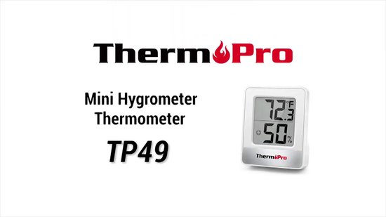 Bridge pier Betasten Krimpen Thermo Pro TP49 - Kamerthermometer - Hygrometer - Binnenthermometer -  Thermometer... | bol.com