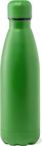 RVS waterfles/drinkfles kleur groen met schroefdop 790 ml - Sportfles - Bidon