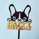 taarttopper - happy birthday - taartopper hond - verjaardag hond