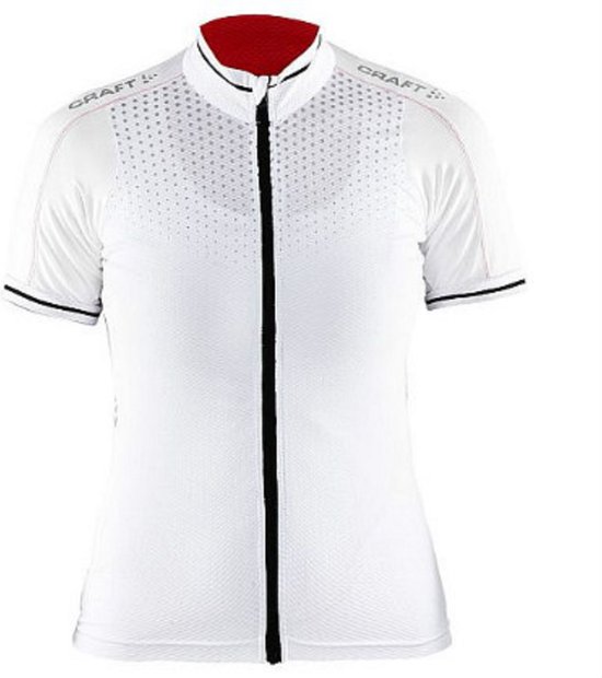 Craft - Maat M - Glow Bike Jersey women white/black