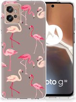 Cover Case Motorola Moto G32 Smartphone hoesje Flamingo