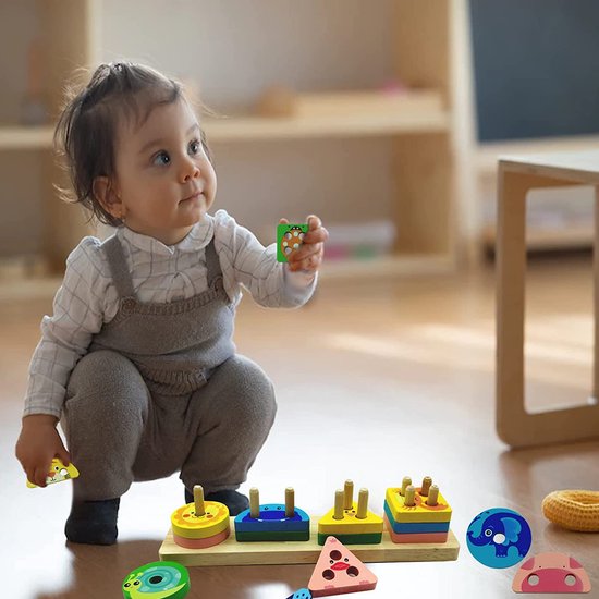 Jouet éducatif éducatif Montessori pour garçons de 2 à 4 ans