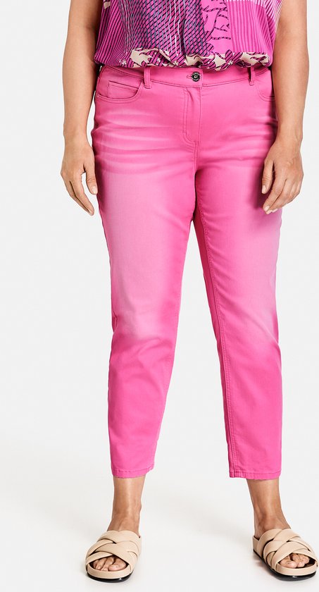 SAMOON Dames 7/8-jeans Betty Jeans Light Magenta-46 | bol.com