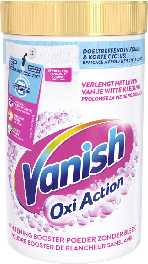 Poudre Vanish Oxi Action Booster de Blancheur Multi-bénéfices