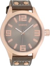 OOZOO Timepieces C1108 - Montre - Taupe - 51 mm
