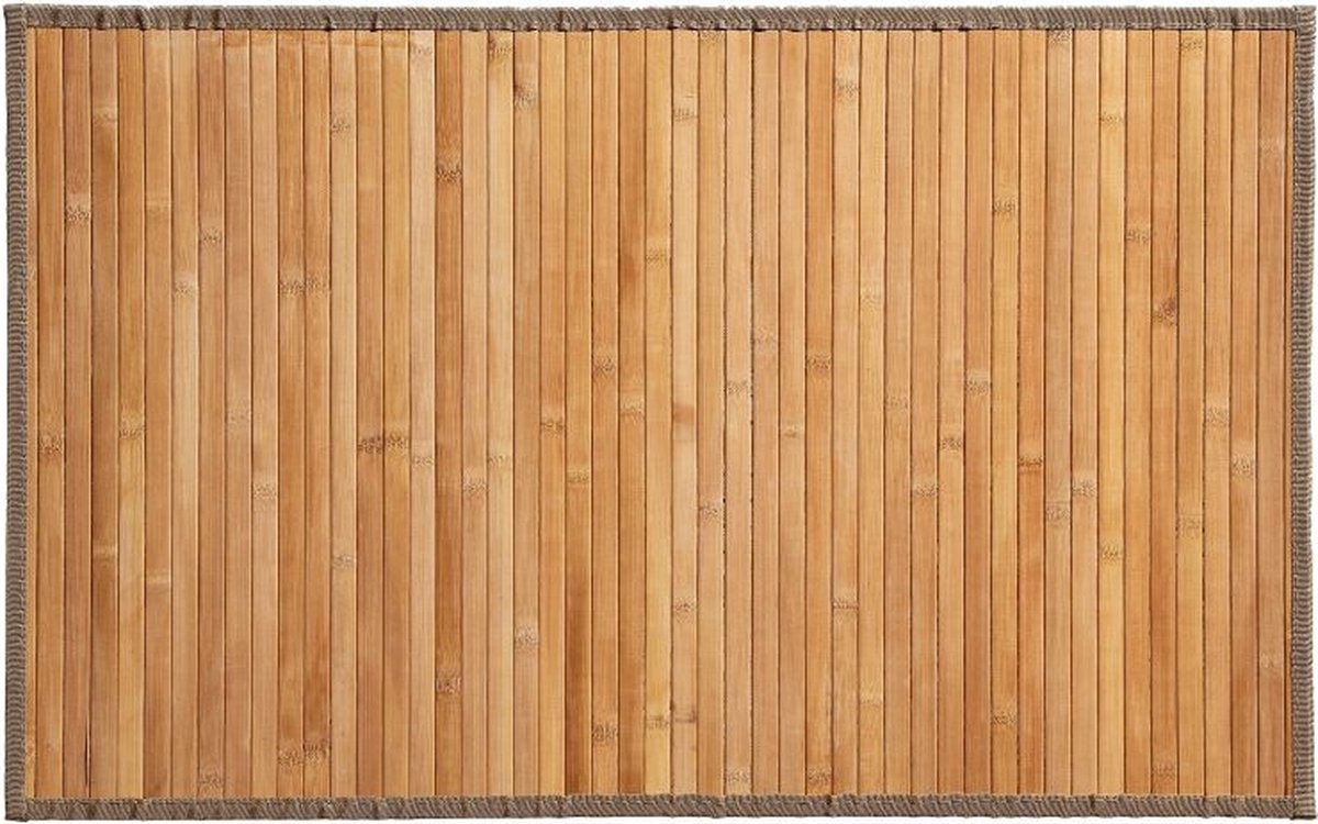 Bamboe badmat naturel - 80 x 50 cm