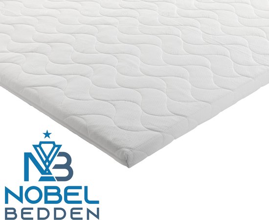 Topper Hotel XXL - Surmatelas 140x200 - Mousse froide - Hybride - BAMBOU -  9 cm