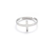 ring - kruis - stainless steel - unisex - religieus - cadeau - Liefs Jade