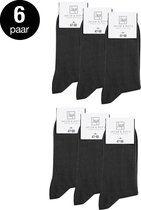 Jacob & Roy's 6 paires de Chaussettes grises - Hommes et femmes - Taille 47-50 - Sans couture