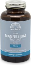 Mattisson - Magnesium Tauraat met Vitamine B6 - Vegan Voedingssupplement - 120 Capsules