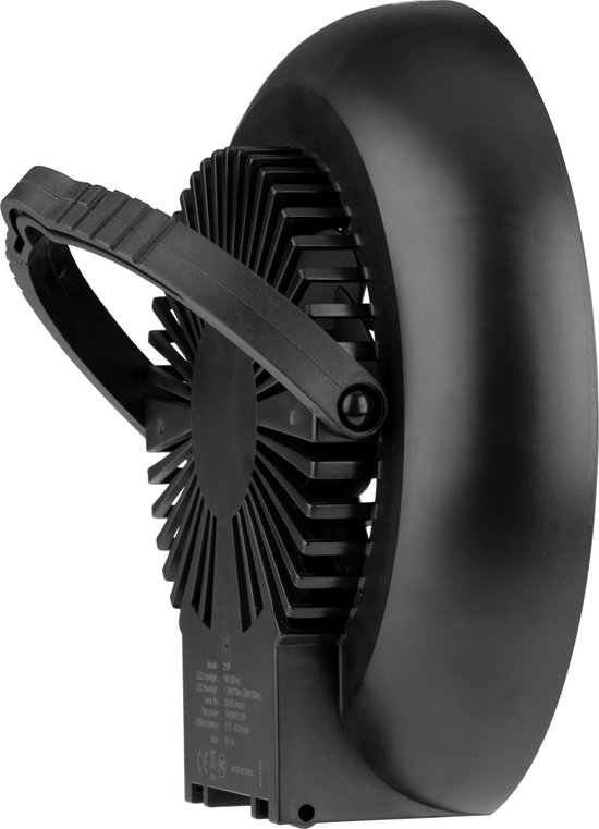 Abbey Camp 3-in-1 LED Lamp met ventilator - MONSERRAT-020 - Zwart van Abbey Camp — afbeelding 4