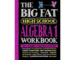 Omslag van The Big Fat High School Algebra 1 Workbook