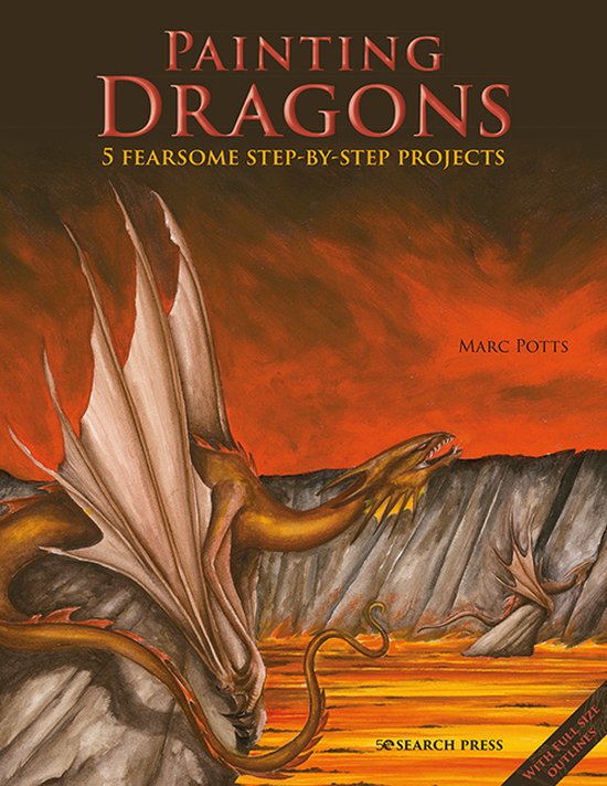 Ready to Paint Painting Dragons, Marc Potts 9781800921757 Boeken bol
