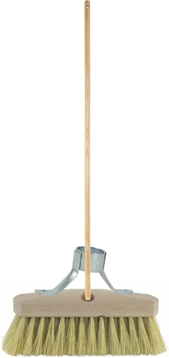 Goedkoopste Betra Buitenbezem - FSC hout - natuurvezel - 23 x 140 cm - tuinbezem/schrobborstel