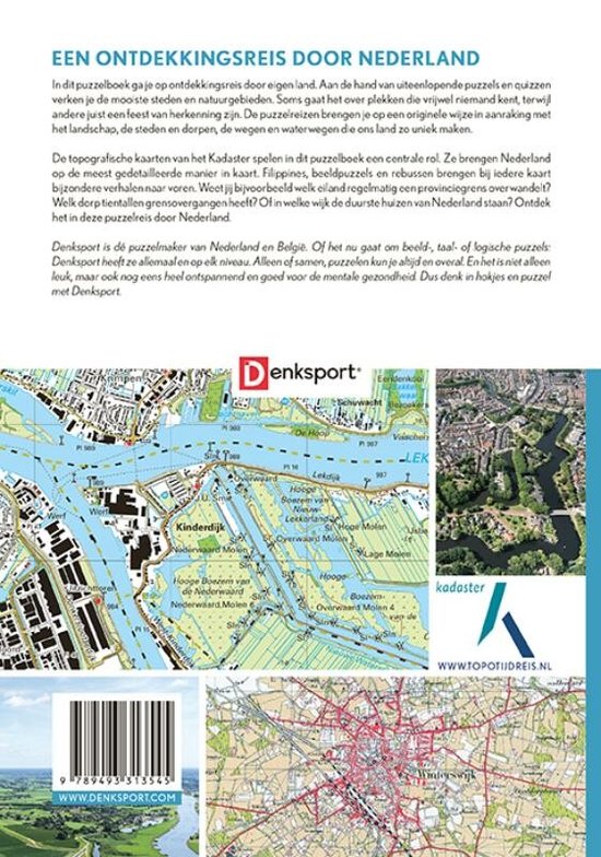 Denksport - Nederland in kaart Puzzelboek - Denksport