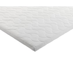 Topper 140x200 - 4 cm dik - HR koudschuim - Topdekmatras toppermatras - Afritsbaar hoes - Topmatras