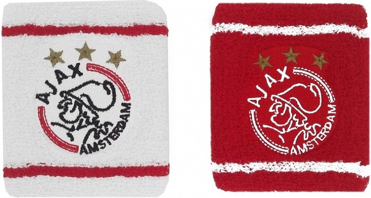 Polsbandjes Ajax Rood/wit Gouden Sterren