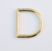 D-Ring gesp 2 stuks goud 32mm - gesp voor riemen, tassen en meer