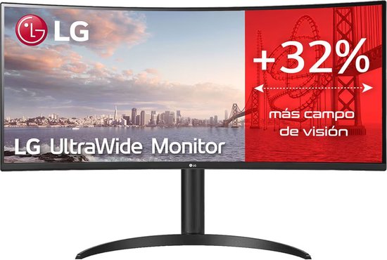 LG 34WP75CP-B, 86,4 cm (34"), 3440 x 1440 Pixels, Wide Quad HD, LCD, 5 ms, Zwart