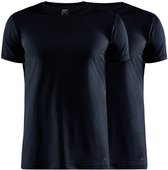 CRAFT CORE DRY TEE MULTI 2-PACK M Heren Thermoshirt - Zwart