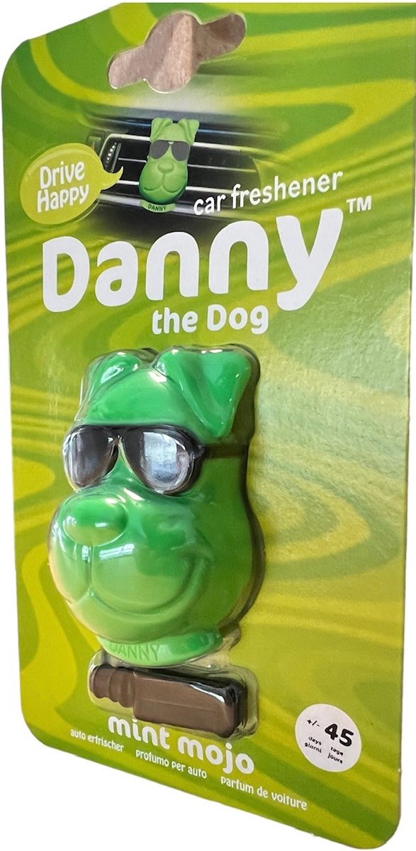 Danny the Dog - Car Freshner - Mint Mojo