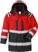 Fristads Hi Vis Airtech® 3-In-1 Parka Klasse 3 4036 Gtt - Hi-Vis rood/zwart - L