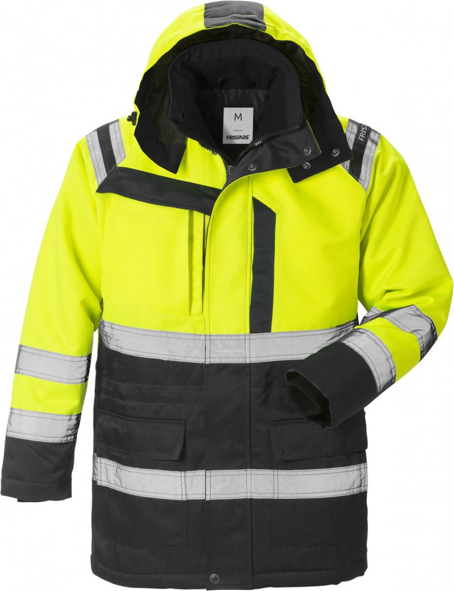 Fristads Hi Vis Winterparka Klasse 3 4042 Pp Hi-Vis Zwart