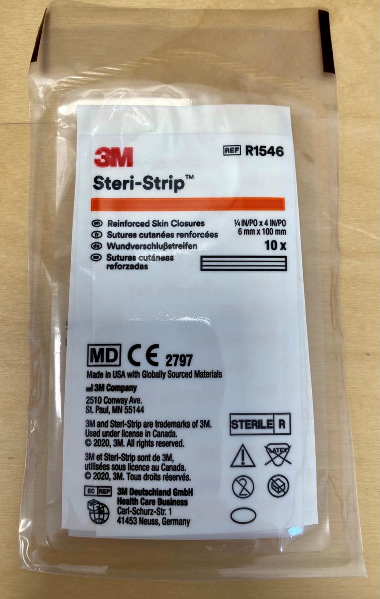 Goedkoopste 3M Steristrip 3 zakjes met 10 strips 6.4mm x 102mm