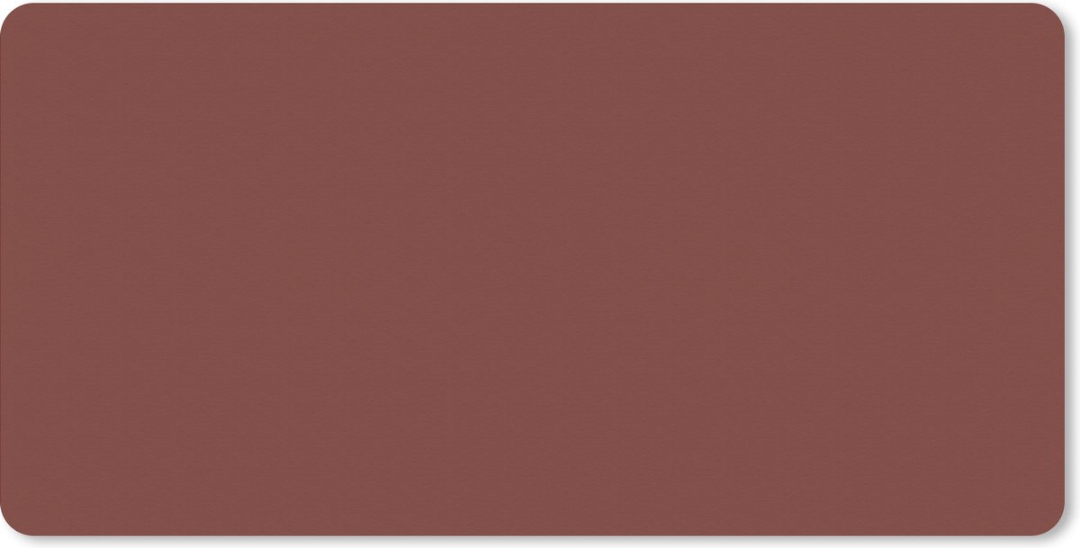Gaming muismat - Mouse pad - Rood - Effen - Muismat - 120x60 cm - Grote muismat - Bureau mat