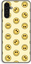 Case Company® - Hoesje geschikt voor Samsung Galaxy A04s hoesje - Smiley N°2 - Soft Cover Telefoonhoesje - Bescherming aan alle Kanten en Schermrand