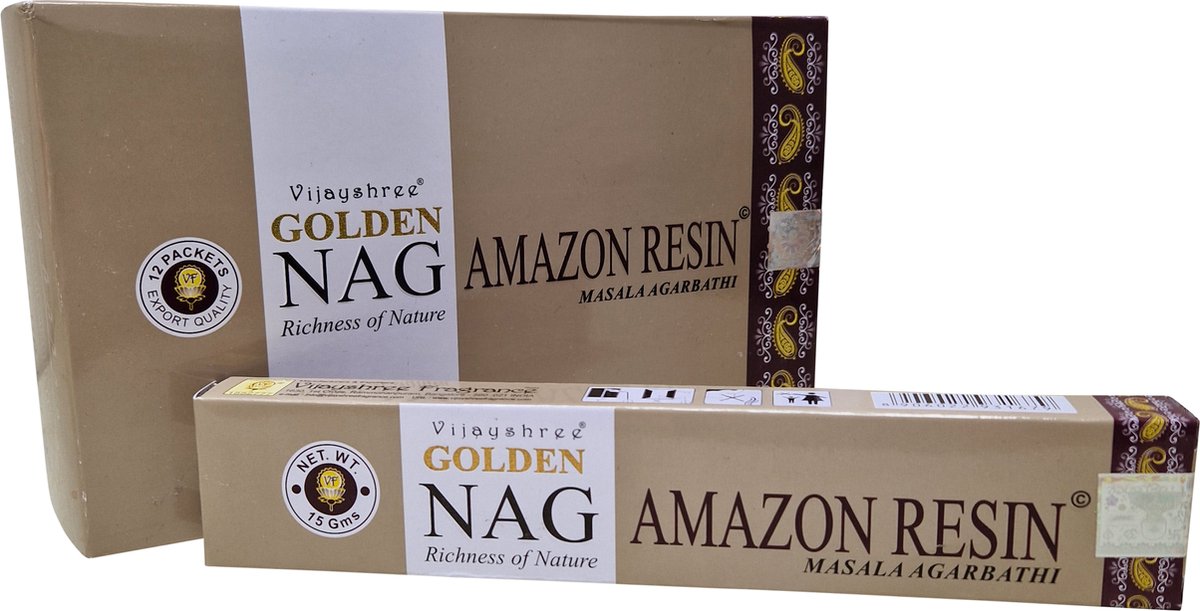 Goedkoopste Golden Nag Amazon Resin (Breu Branco) 15gr 12 pakjes
