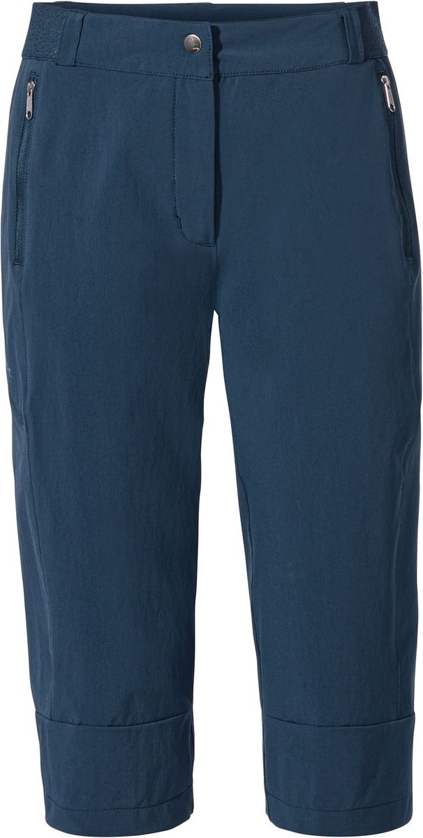 Vaude Women’s Farley Stretch Capri III Capri Dames Blauw