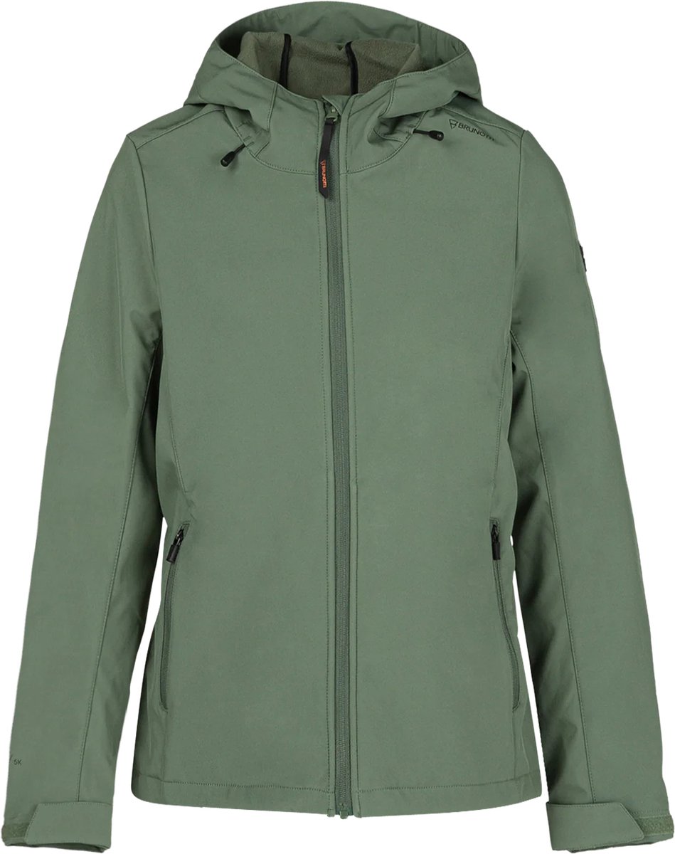 Brunotti Joos-N Softshell Jacket Softshell Jas Dames Waterafstotend Outdoorjas Groen
