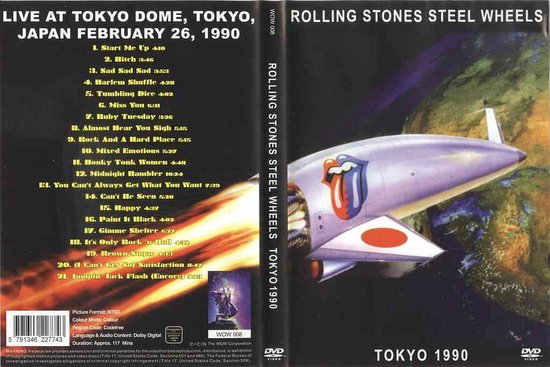 The Rolling Stones – Rolling Stones Steel Wheels (DVD) Tokyo 1990