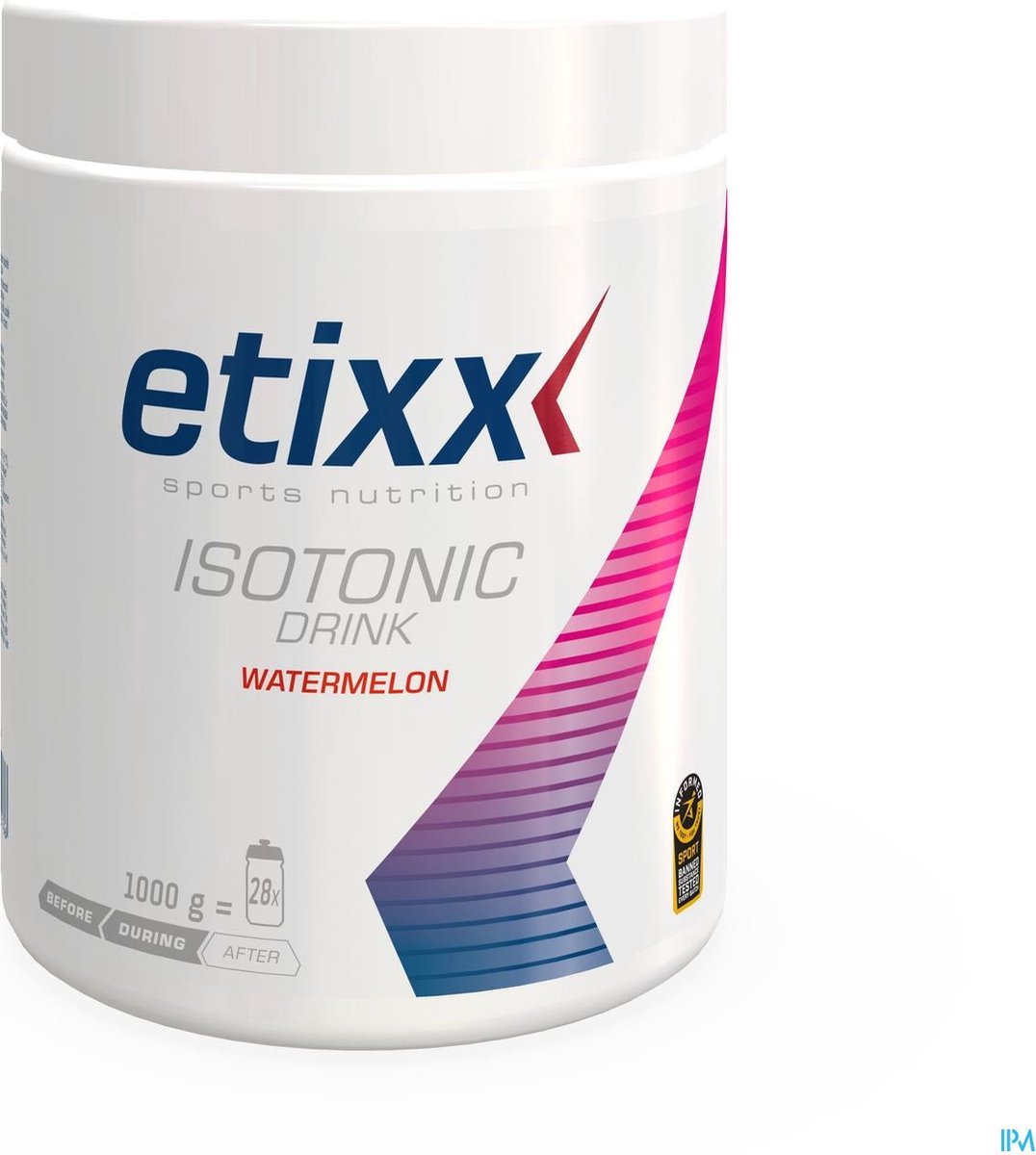 Goedkoopste Etixx Isotonic Drink - Sports Nutrition - Sportdrank - 1000 gram - Watermeloen - 2 1 Glucose Fructose - Neutrale PH - Extra Natrium