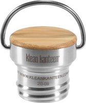 Klean Kanteen - Bamboo Loop Cap - Bamboe + RVS - 1