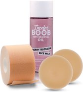 Inodes Boob Tape - Boobtape met Silicone Nipple Covers en Boob Tape Verwijderaar - Fashion Tape