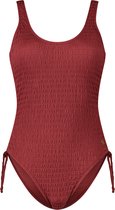 ten Cate Beach maillot de bain échancré rouge brillant pour Femme | Taille 44