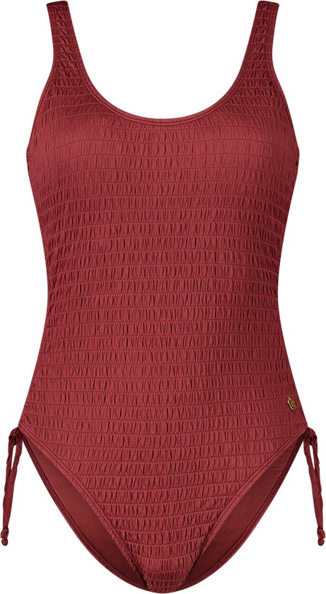 ten Cate Beach maillot de bain échancré rouge brillant pour Femme | Taille 44