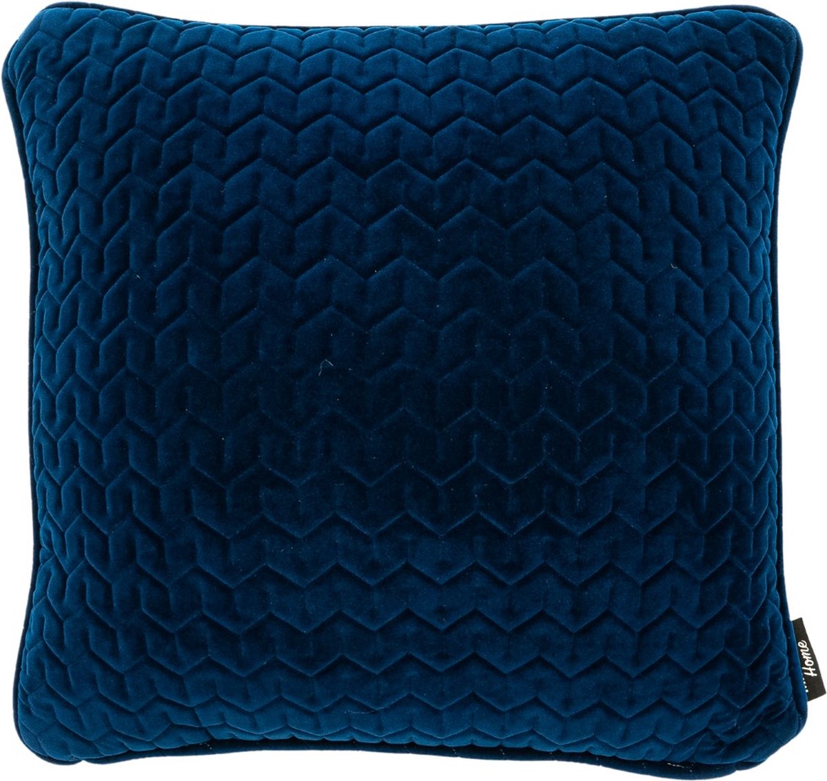 Madison sierkussen 42x42cm Dublin Dark blue Blauw