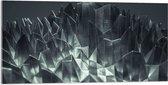 Acrylglas - Abstracte IJzeren Pinnen - 100x50 cm Foto op Acrylglas (Met Ophangsysteem)