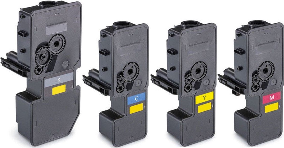 Geschikt voor Kyocera TK-5230 Toner cartridges - Multipack 4 Kleuren - Geschikt voor Kyocera Ecosys M5521CDW en P5021CDW - Toners - CMYK