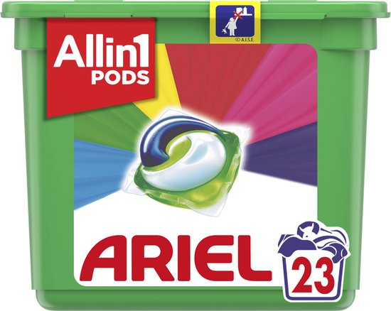 Ariel Wasmiddel Pods All in 1 -Color 621g/r (23x27g/r) 23 sc | bol.com