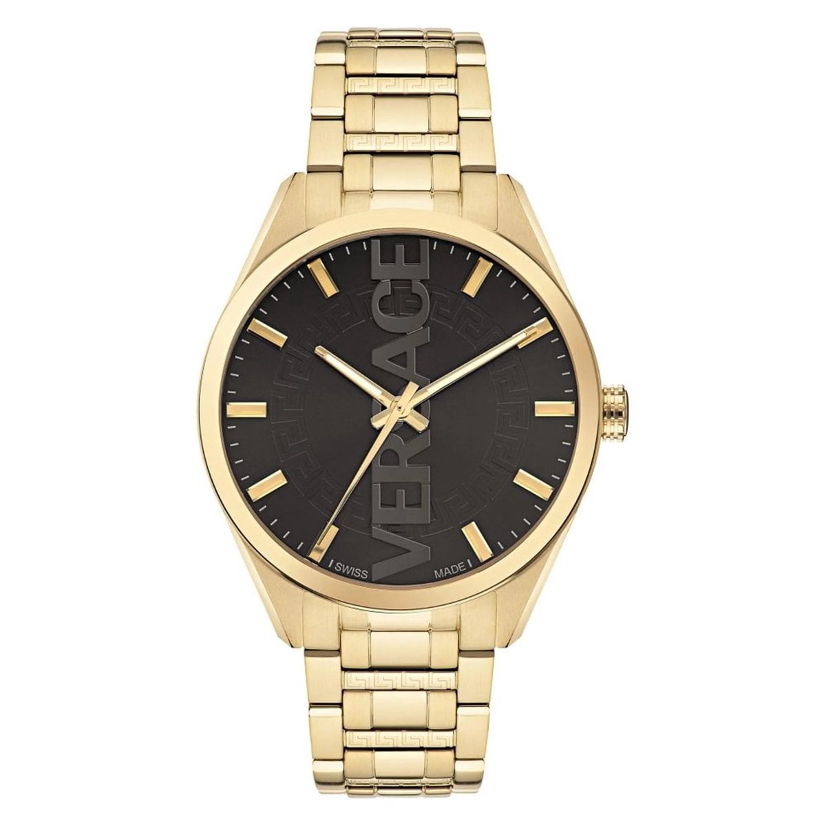 Versace V-vertical VE3H00622 Horloge - Staal - Goudkleurig - Ø 42 mm