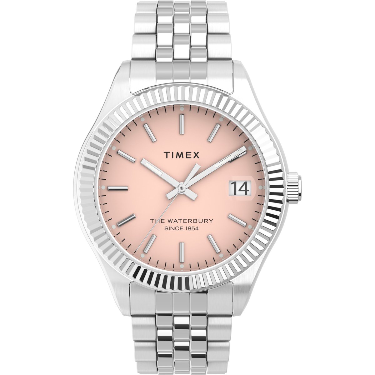 Timex Waterbury Legacy TW2V31500 Horloge - Staal - Zilverkleurig - Ø 34 mm