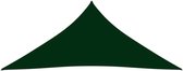 vidaXL Parasol Triangle 3 x 3 x 3 m Tissu Oxford Vert foncé