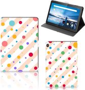 Print Case Lenovo Tablet M10 Hoes met Magneetsluiting Dots