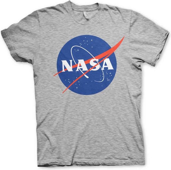 NASA Heren Tshirt M Insignia Grijs bol
