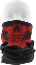 Zac's Alter Ego Sjaal Red skull jaw Zwart/Rood